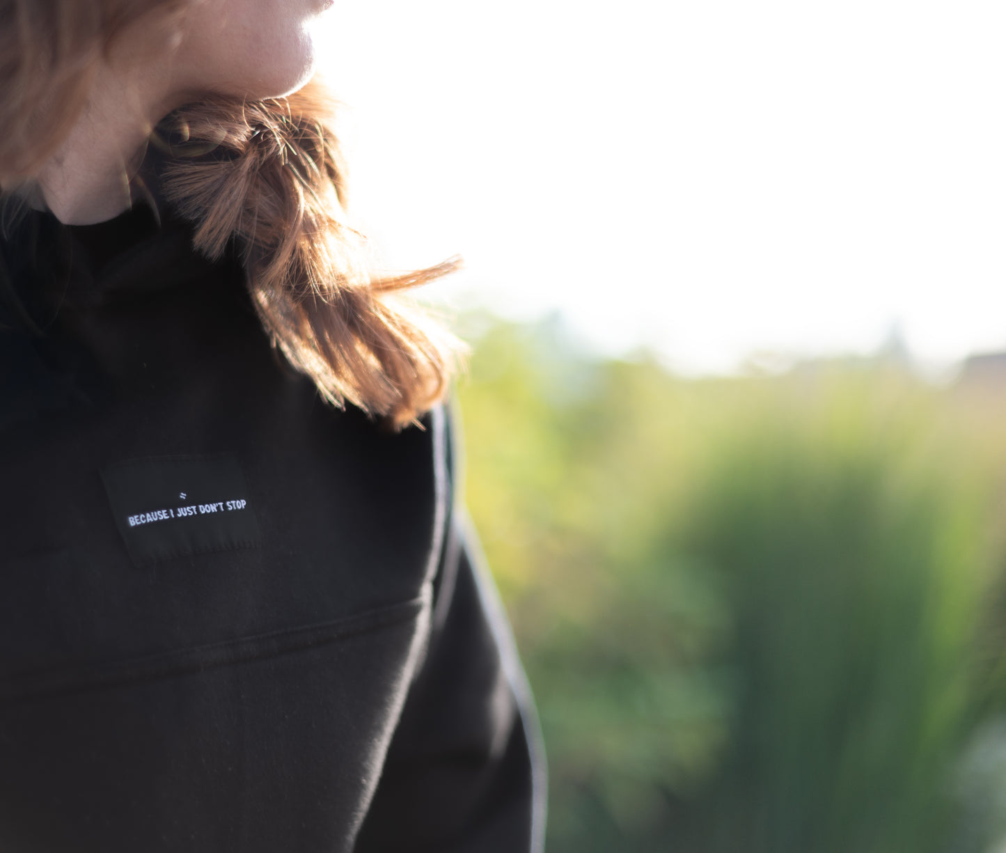 Elite woman black hoodie Shadō