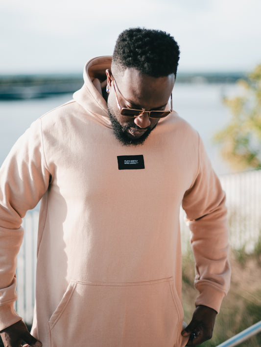 Shadō Force Cream beige unisex hoodie. ( pre order)