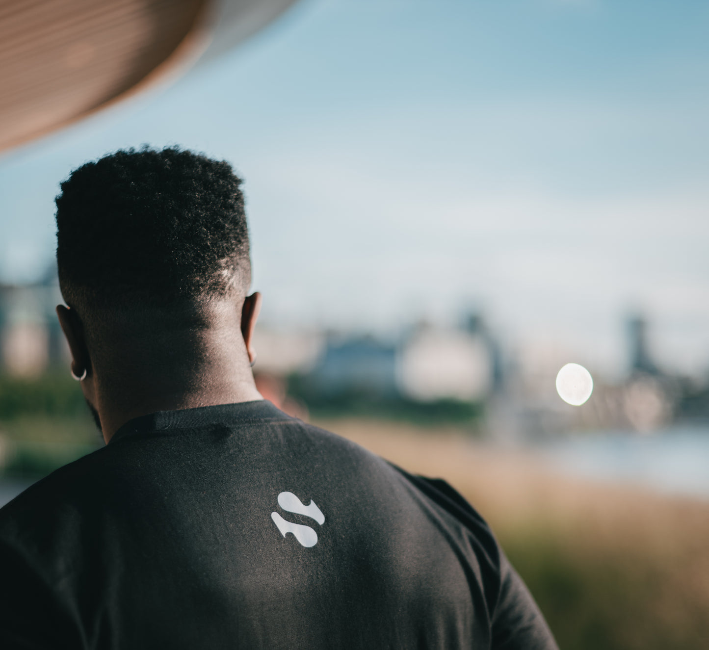 Black Tee shirt Shadō luminescent men