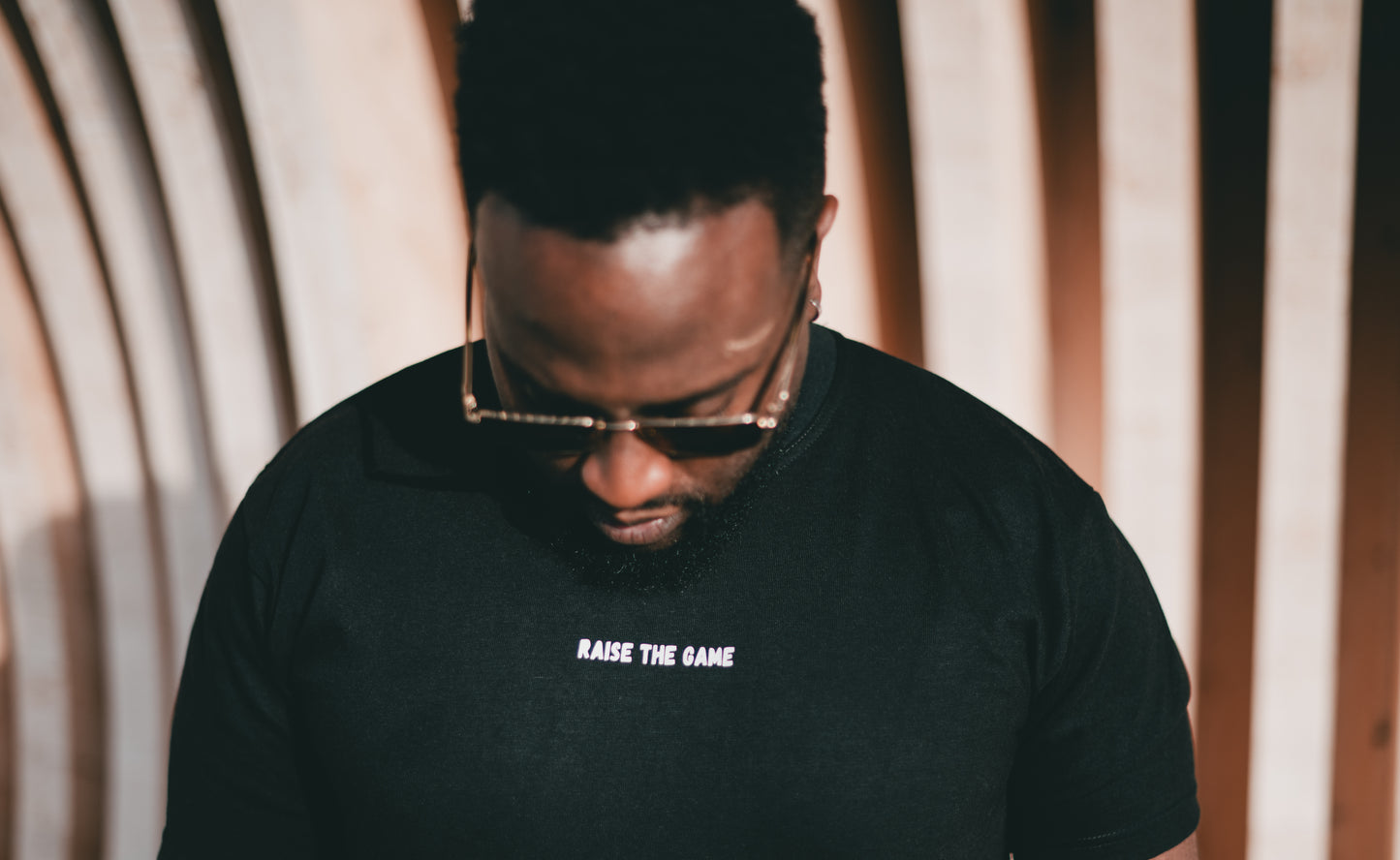 Black Tee shirt Shadō luminescent men