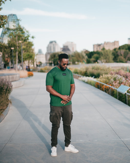 Shadō Elite muscle fit green Tee shirt