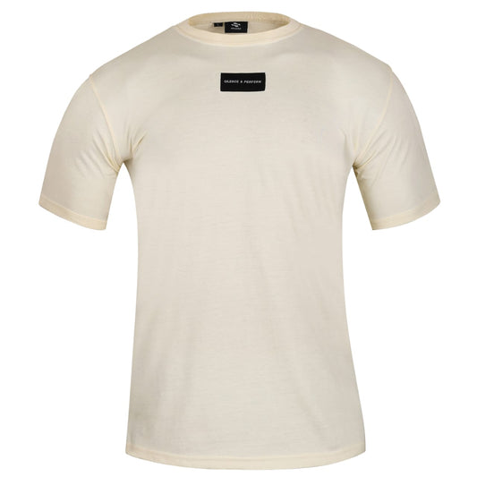 Elite muscle fit cream color Tee shirt ( PRE-ORDER item).