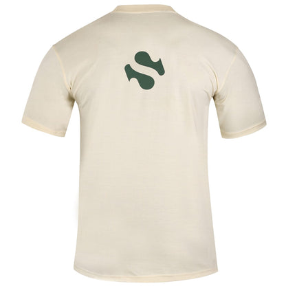 Elite muscle fit cream color Tee shirt ( PRE-ORDER item).